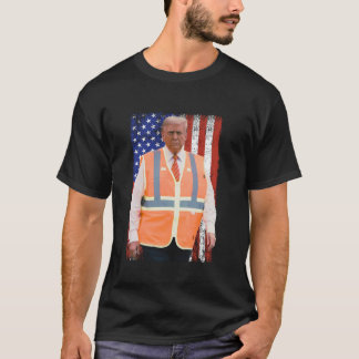 Camiseta Presidente Trump, trabajador de camiones de basura