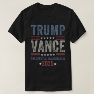 Camiseta Presidente Trump Vance Día de Inauguración 2025 EE