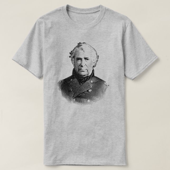 Camiseta Presidente Zachary Taylor (Diseño del anverso)