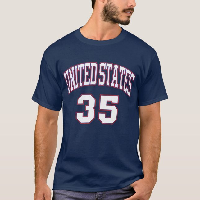 Camiseta PresidenTees #35 Kennedy (Anverso)