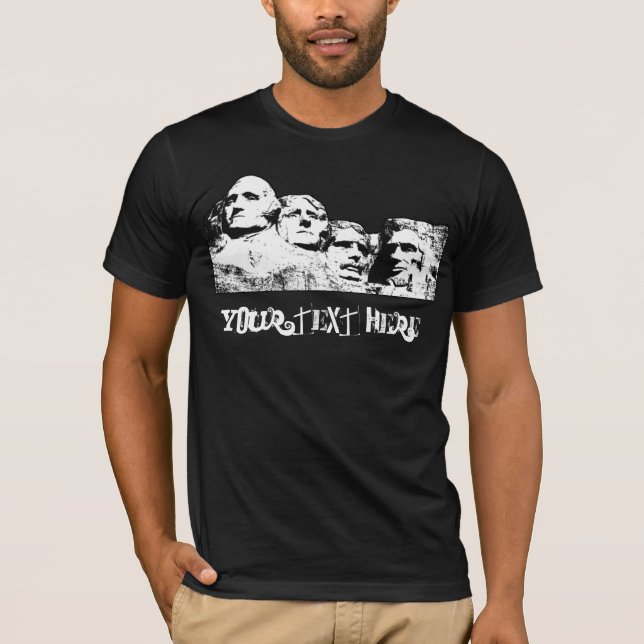 Camiseta Presidentes del monte Rushmore (Anverso)