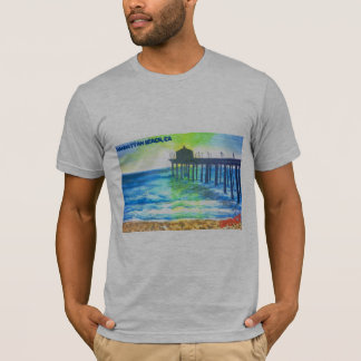 Camiseta Presión del muelle de la playa de Manhattan