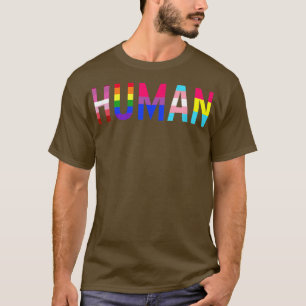 Camiseta Presión LGBT humana Q Orgullo de aliado gay Bander