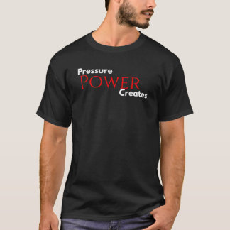Camiseta Presión que crea potencia - Potencia roja motivaci