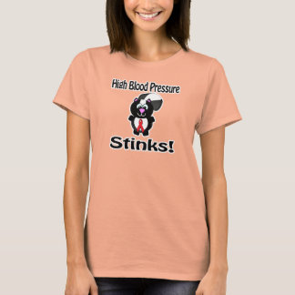 Camiseta Presión sanguínea alta Apesta Conciencia del zorri