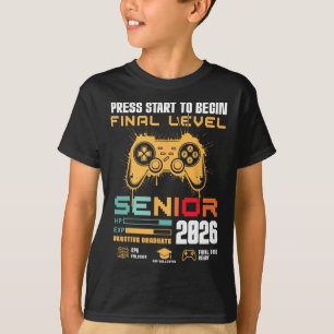 Camiseta Presiona Inicio Para Comenzar Nivel Final Senior 2