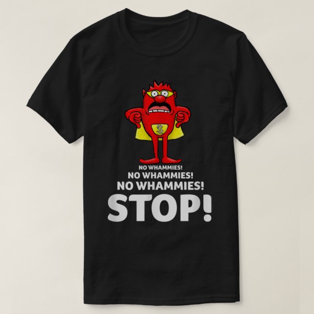 Camiseta Presiona Tu Suerte No Whammie Stop  (Diseño del anverso)