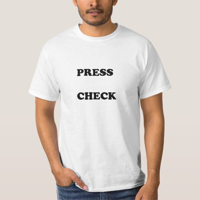 Camiseta Presione el control (Anverso)