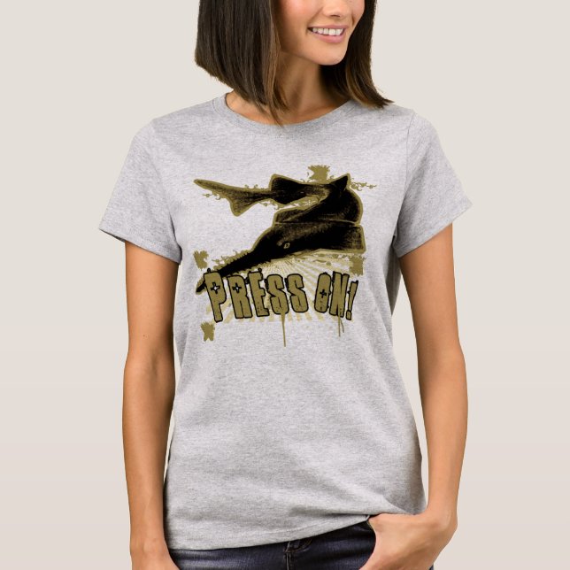 Camiseta Presione sobre (Anverso)