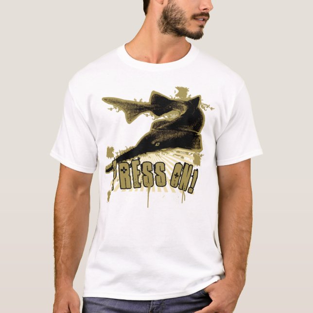 Camiseta Presione sobre (Anverso)