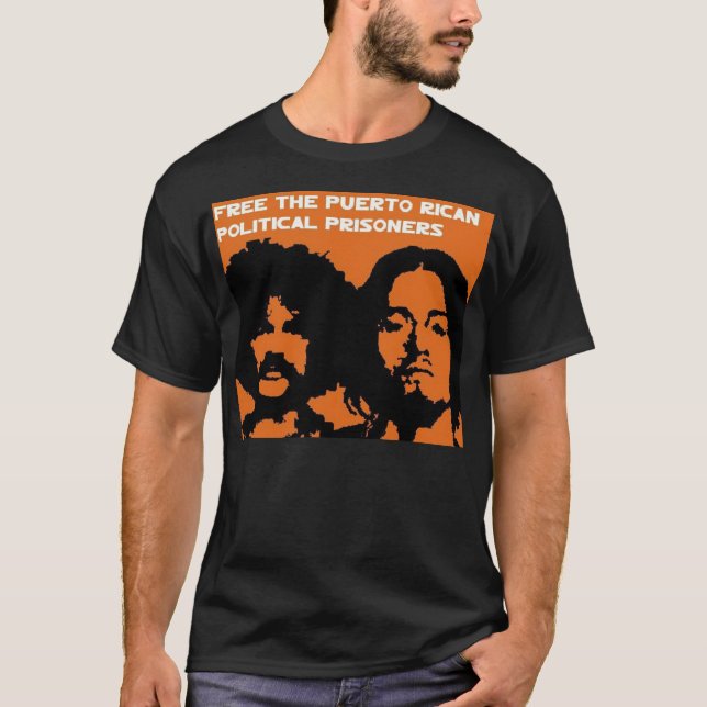 Camiseta Presos políticos puertorriqueños (Anverso)