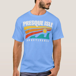 Camiseta Presque Isle Erie Pa Waves Retro Vintage