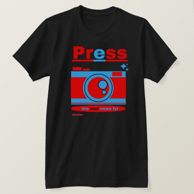 camiseta "PRESS" (Anverso del diseño)