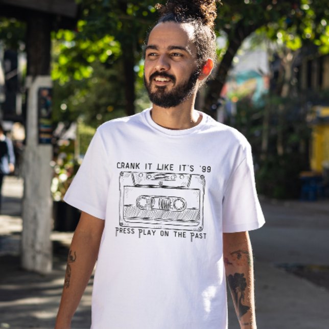 Camiseta Press Play on the Past – 90s Stereo Soul Retro Cas (Subido por el creador)