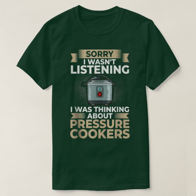 Camiseta Pressure Cooker Recipes Pot Cooking Electric Canni (Diseño del anverso)