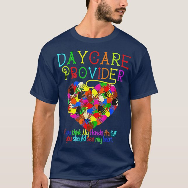 Camiseta Prestador de atención diurna Cuidad Infantil Coraz (Anverso)
