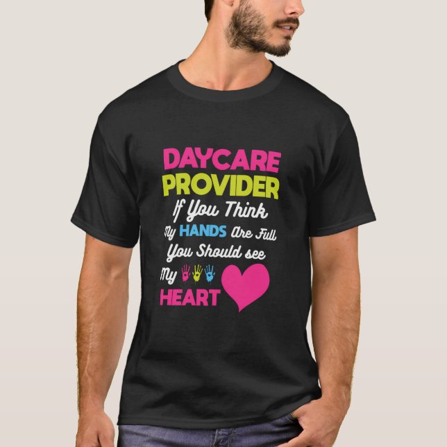 Camiseta Prestador de atención diurna de agradecimiento por (Anverso)