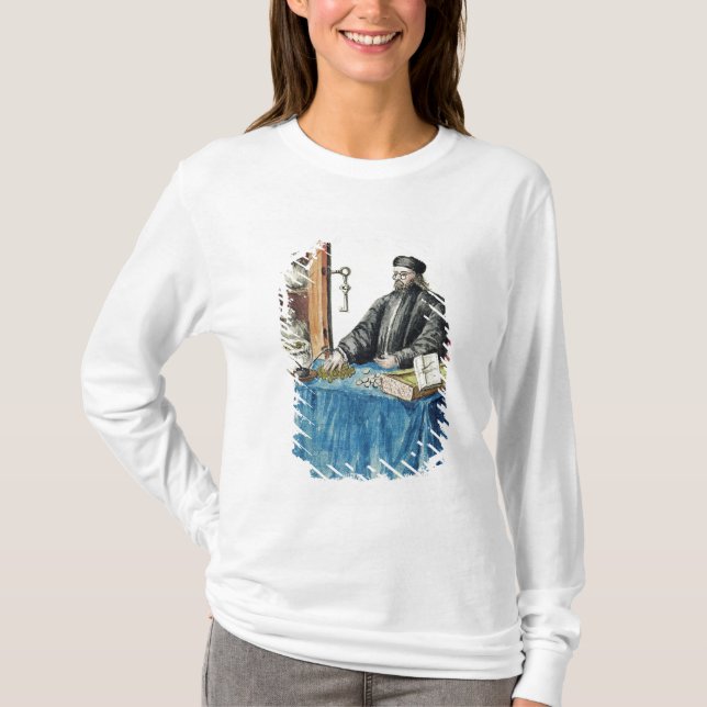 Camiseta Prestamista veneciano, de un libro ilustrado (Anverso)