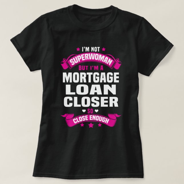 Camiseta Préstamo hipotecario más próximo (Diseño del anverso)