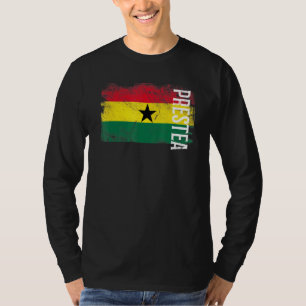 Camiseta Prestea Bandera De Ghana Para Hombres Ghaneses Muj