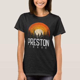 Camiseta Preston Idaho ID Retro Estilo Vintage 70s 80s 90s