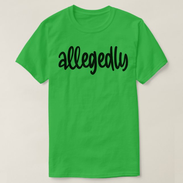 Camiseta Presuntamente 2 (Diseño del anverso)