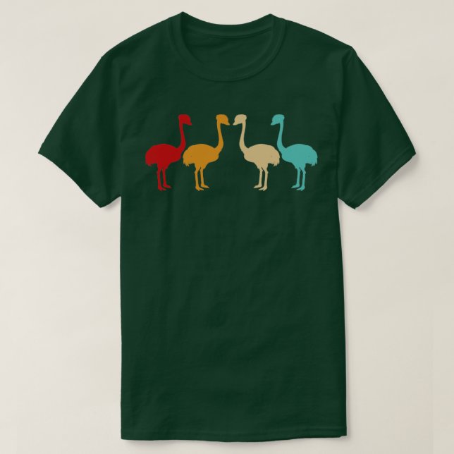 Camiseta Presuntamente avestruz animal de ave de África Saf (Diseño del anverso)