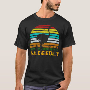 Camiseta Presuntamente Ostrich TShirt Retro Flightless Bird