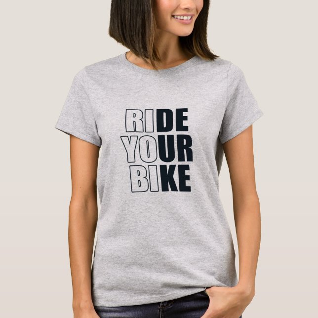 Camiseta presupuesto de ciclismo de montaña motivador (Anverso)