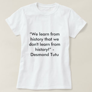 Camiseta Presupuesto de Historia de Desmond Tutu