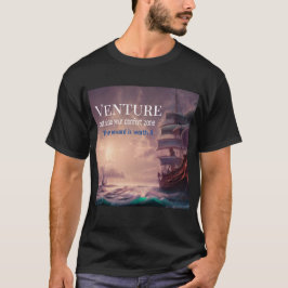 Camiseta presupuesto de riesgo , estilo de barco pirata , i