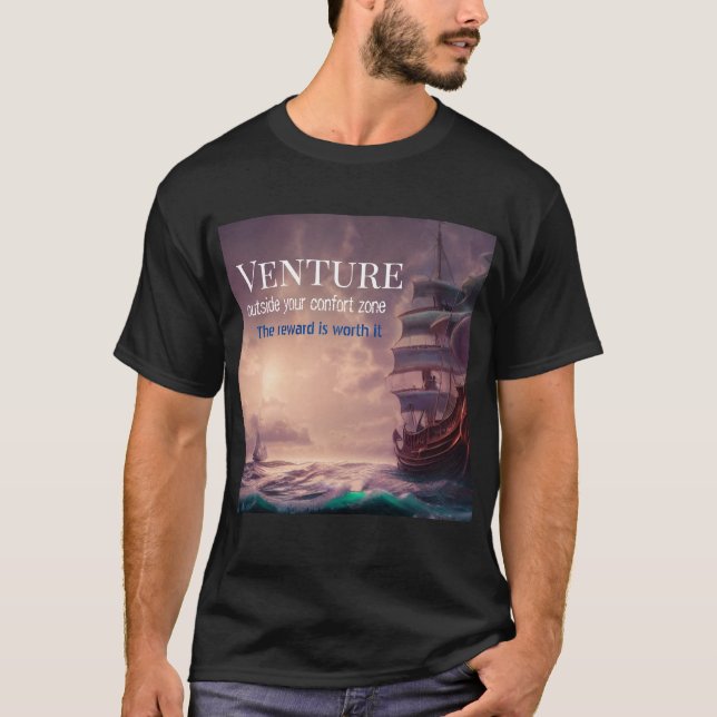 Camiseta presupuesto de riesgo , estilo de barco pirata , i (Anverso)