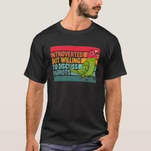 Camiseta Presvertido pero con loros Cherry de cabeza Conure