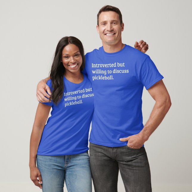 Camiseta Presvertido pero dispuesto a discutir el azul del  (Unisexo)