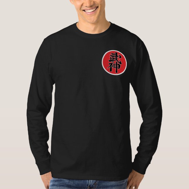 Camiseta Preta Manga Comprida Shidoshi (Anverso)