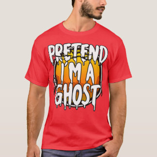 Camiseta Pretendan Que Soy Un Fantasma Feliz Regalo De Hall
