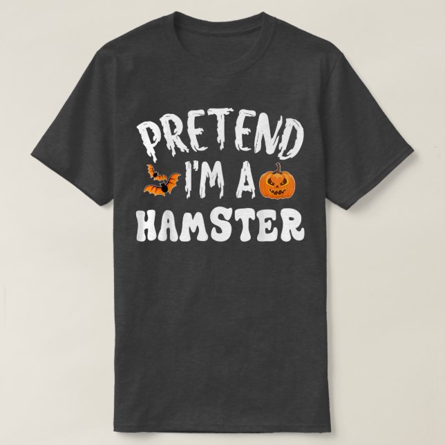 Camiseta Pretendan Que Soy Un Halloween Halloween Hombres M (Diseño del anverso)
