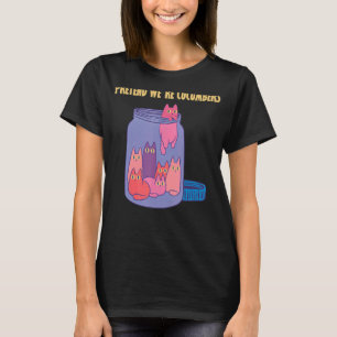 Camiseta Pretende que somos pepinos frasco de vidrio hilara