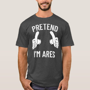 Camiseta Pretende que soy Ares Halloween Disstume Medusa Gr
