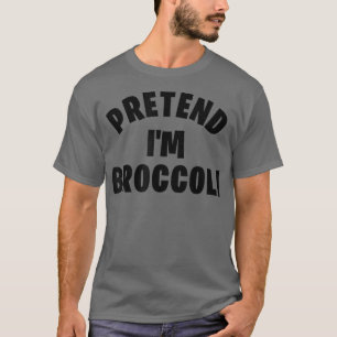 Camiseta Pretende que soy Broccoli Funny Halloween Costume 