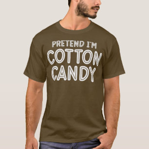 Camiseta Pretende que soy Cotton Candy Easy Halloween