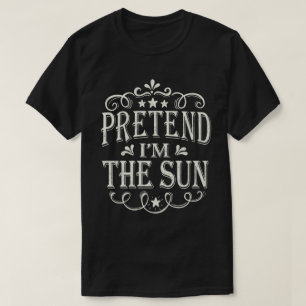 Camiseta Pretende que soy el disfraz de Halloween fácil y p