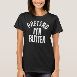 Camiseta Pretende que soy el vestuario de Halloween perezos
