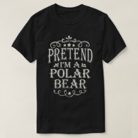 Pretende que soy Polar Bear Lazy Easy Costume Hall