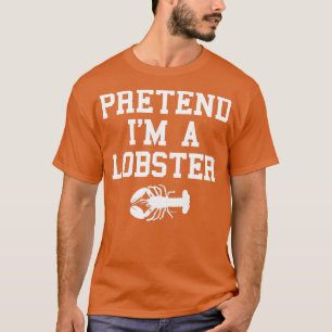 Camiseta Pretende que soy un bobo gracioso de último minuto