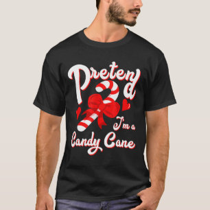 Camiseta Pretende que soy un Candy Candy Cane Crew Santa Ch