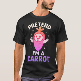 Camiseta Pretende que soy un Carrot Halloween GHOST CARROT