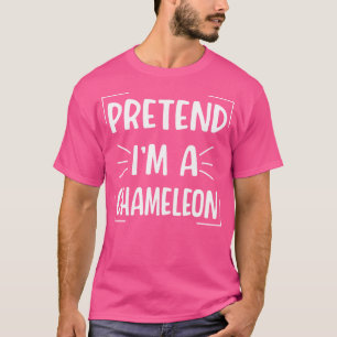 Camiseta Pretende Que Soy Un Chameleon Gracioso Halloween C