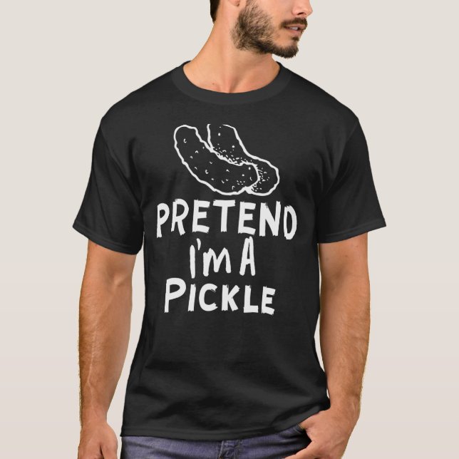 Camiseta Pretende que soy un costum de picante perezoso de  (Anverso)