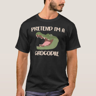 Camiseta Pretende que soy un Diente Cocodrilo para el Cocod